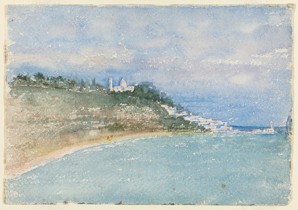 Point West of Algiers, Pohjois-Afrikka, Travel Sketch, 1896. tekijältä Daniel Burnham