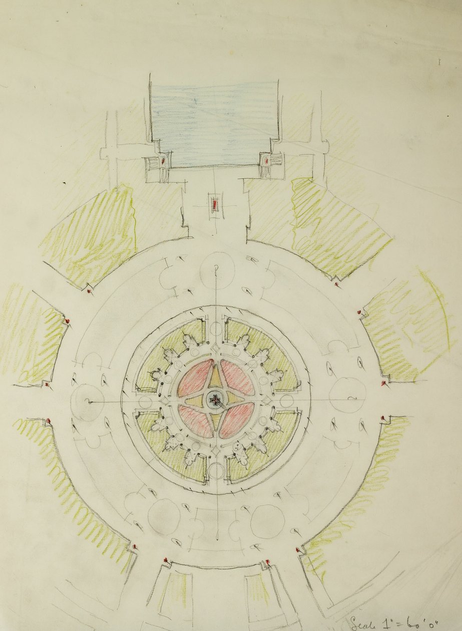 Potomac Round Point, Washington D.C., Plan Sketch, 1909. tekijältä Daniel Burnham