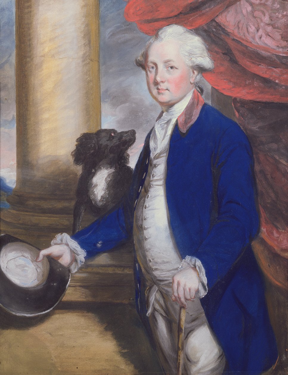 Henry (1725-1800) Lord Bridgeman (pastelli) (katso pari numerosta 239432) tekijältä Daniel Gardner