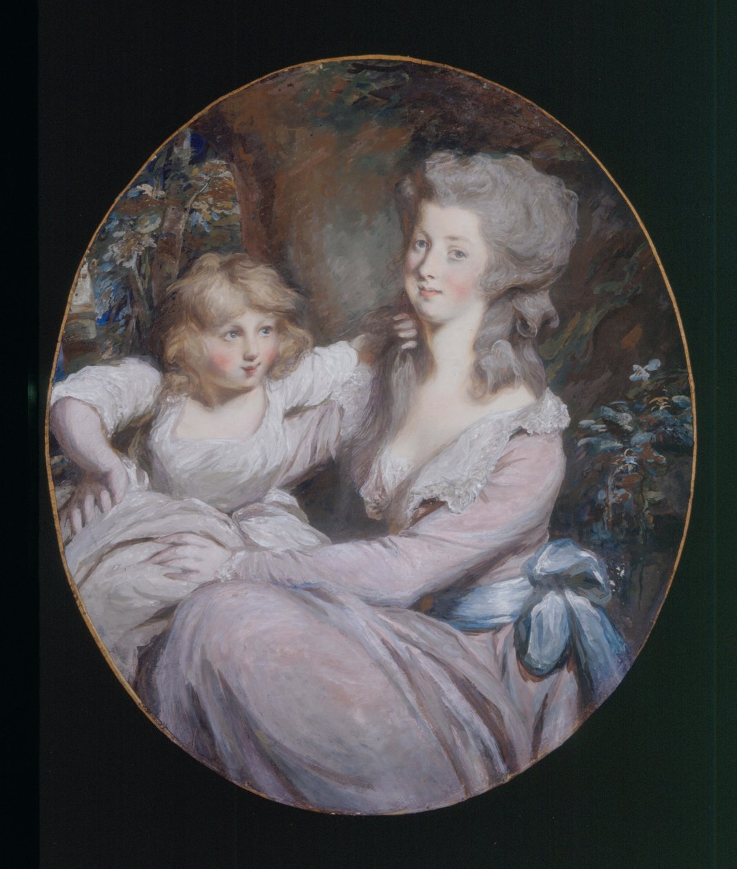 Margaret “Peggy” Arnold ja tytär Sophia, n. 1787 tekijältä Daniel Gardner