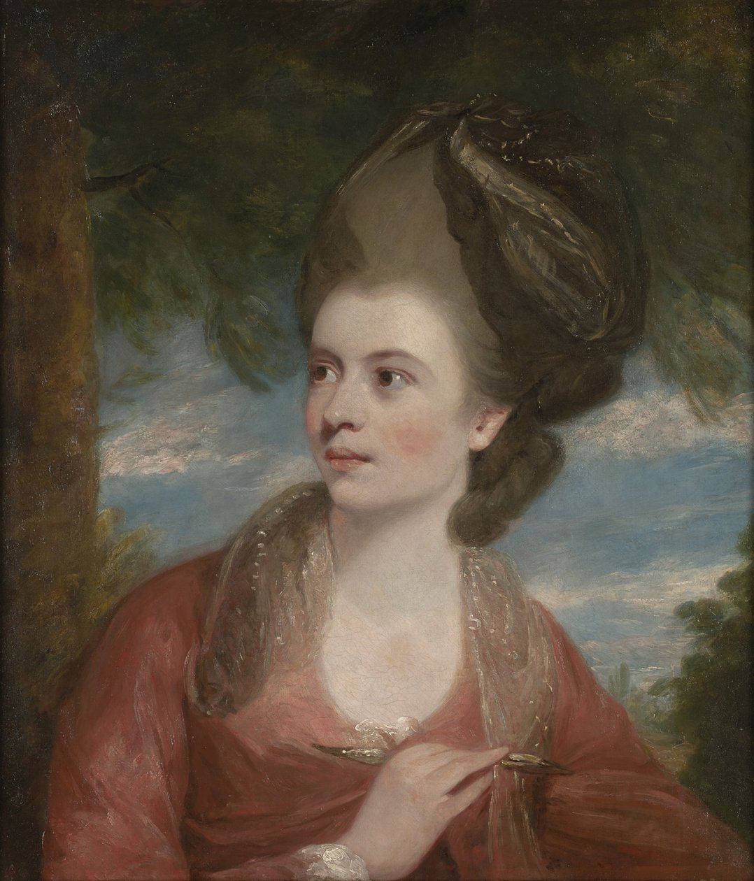 Angelica Kauffmannin muotokuva, RA (1741-1807), taidemaalari. tekijältä Daniel Gardner