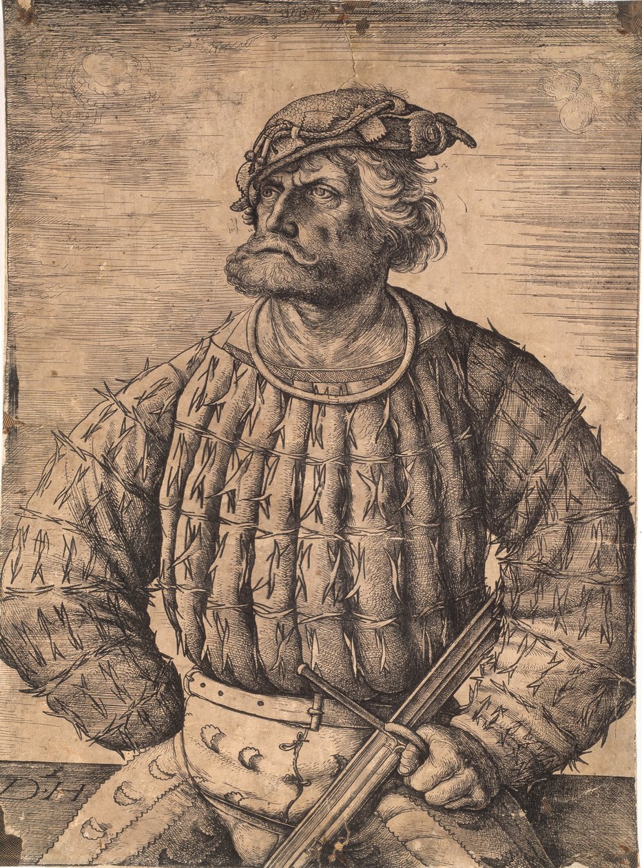 Kunz von der Rosen, kejser Maximilianin hofnar tekijältä Daniel Hopfer