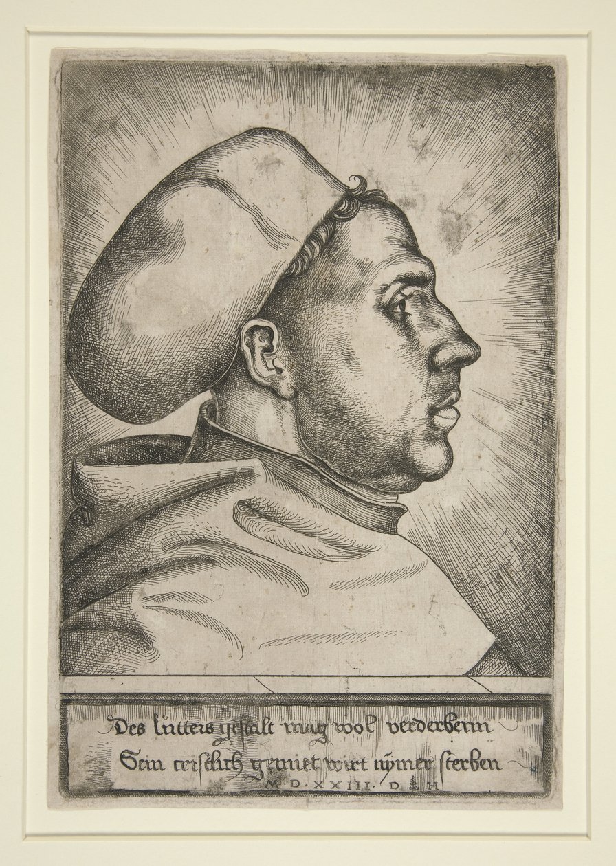 Martin Luther, 1523 tekijältä Daniel Hopfer