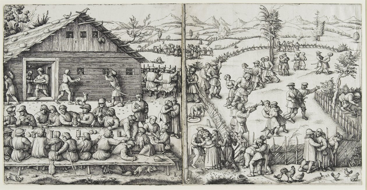 Festivaali vuoden 1520 jälkeen tekijältä Daniel Hopfer