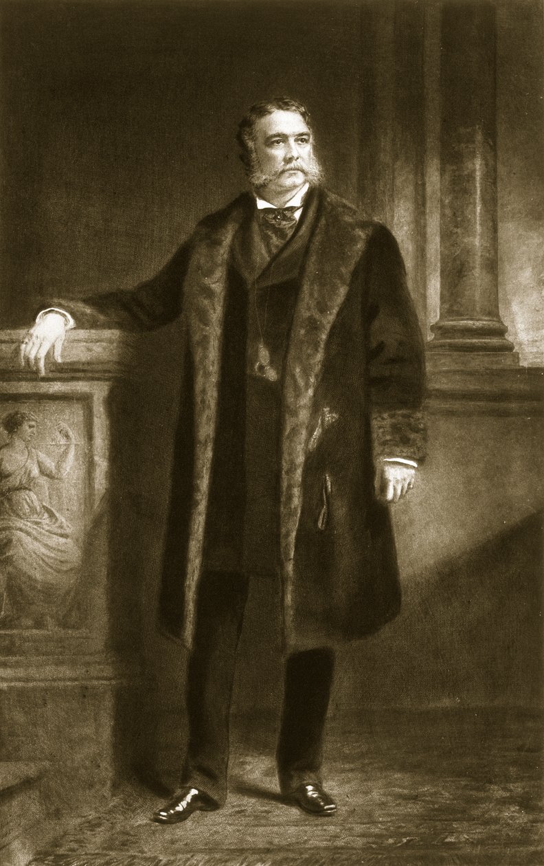 Chester A. Arthur, Amerikan yhdysvaltojen 21. presidentti, pub. 1901 (syväpaino) tekijältä Daniel Huntington