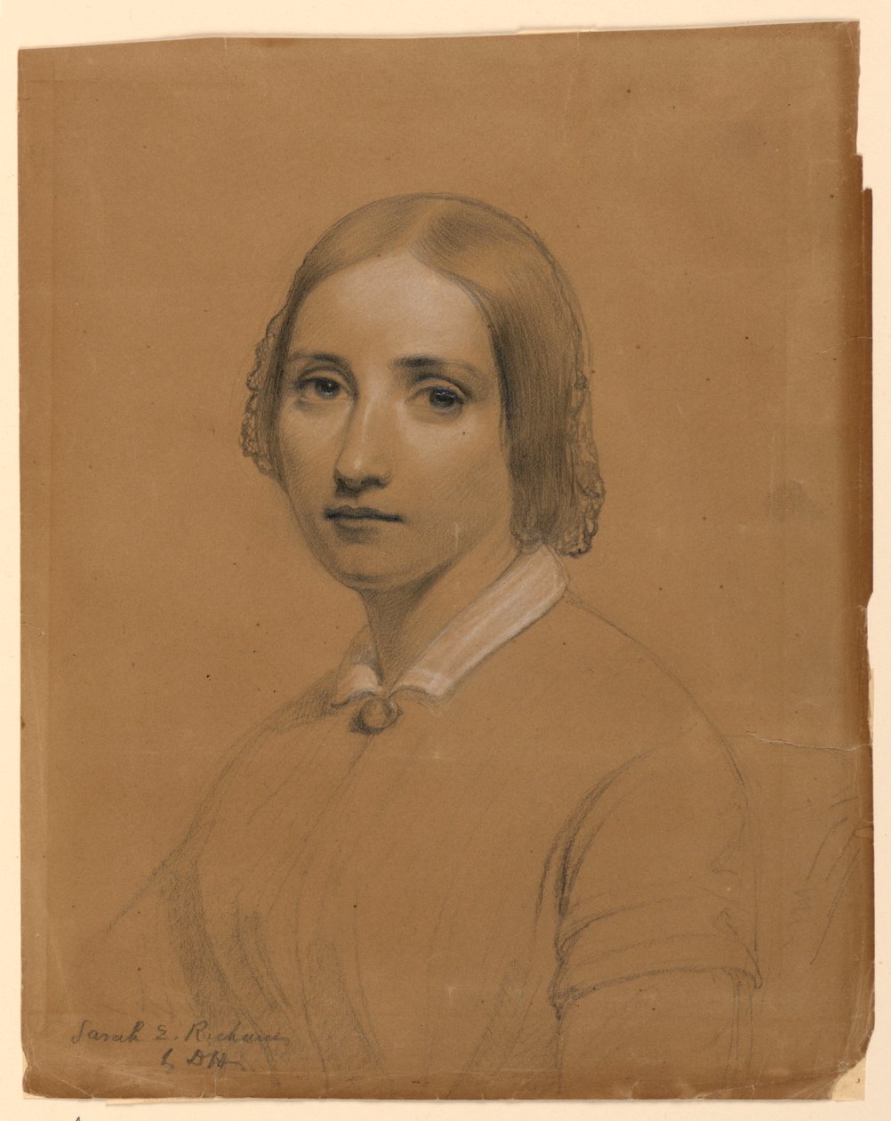 Piirustus, Sarah E. Richards, sisar, 1841 tekijältä Daniel Huntington