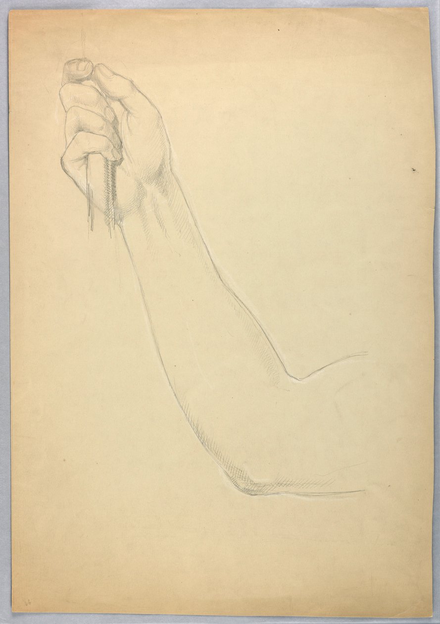 Piirustus, C-kappaleen kaksoiskappaleen luonnos, 1850. tekijältä Daniel Huntington