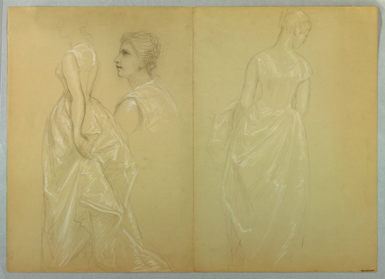 Piirustus, luonnos "Rouva Washingto", 1878-86 ja 1860. tekijältä Daniel Huntington