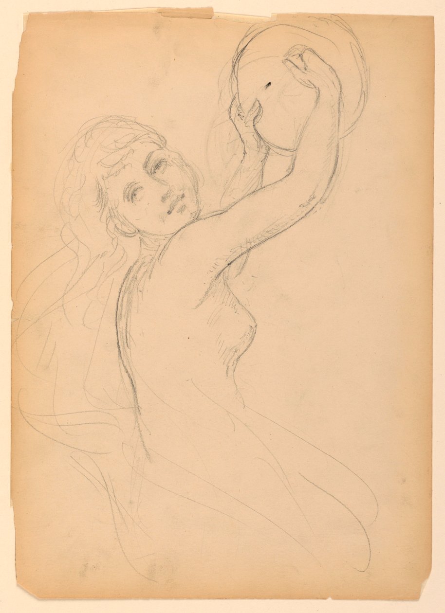 Piirustus, Kansallisakatsomoa varten tehty luonnos, 1887 tekijältä Daniel Huntington