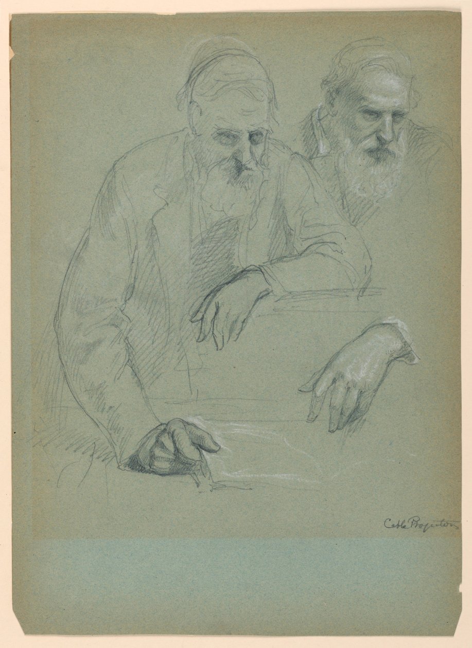 Piirros, Kaksi Daniel Hunin opusta, 1881 tekijältä Daniel Huntington