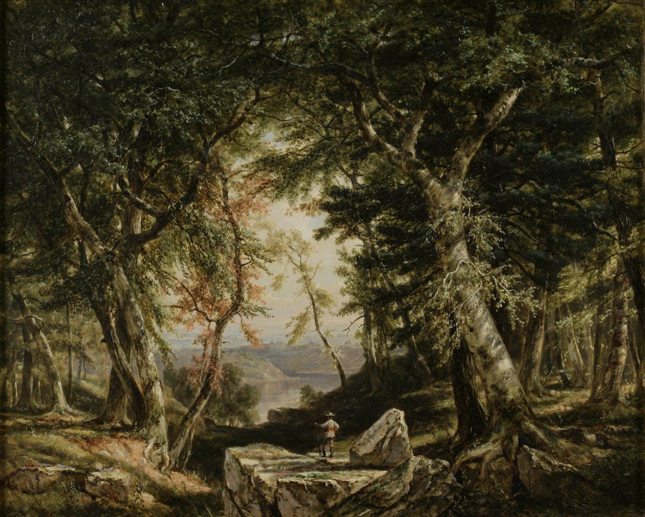 Vilkaisuja metsästä, 1856 tekijältä Daniel Huntington