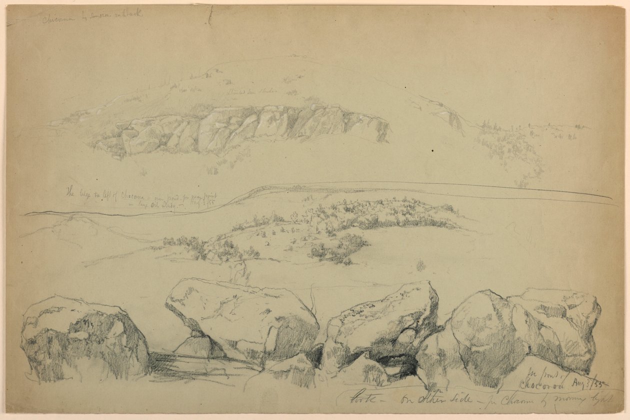 Mount Chocoruan edessä, New Hampshiressa tekijältä Daniel Huntington