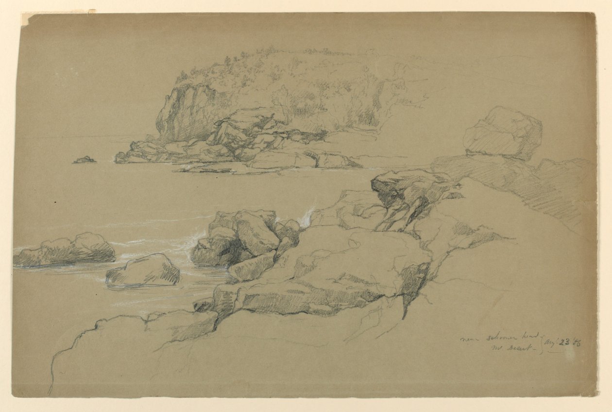 Mount Desert, lähellä Kuunarin päätä tekijältä Daniel Huntington