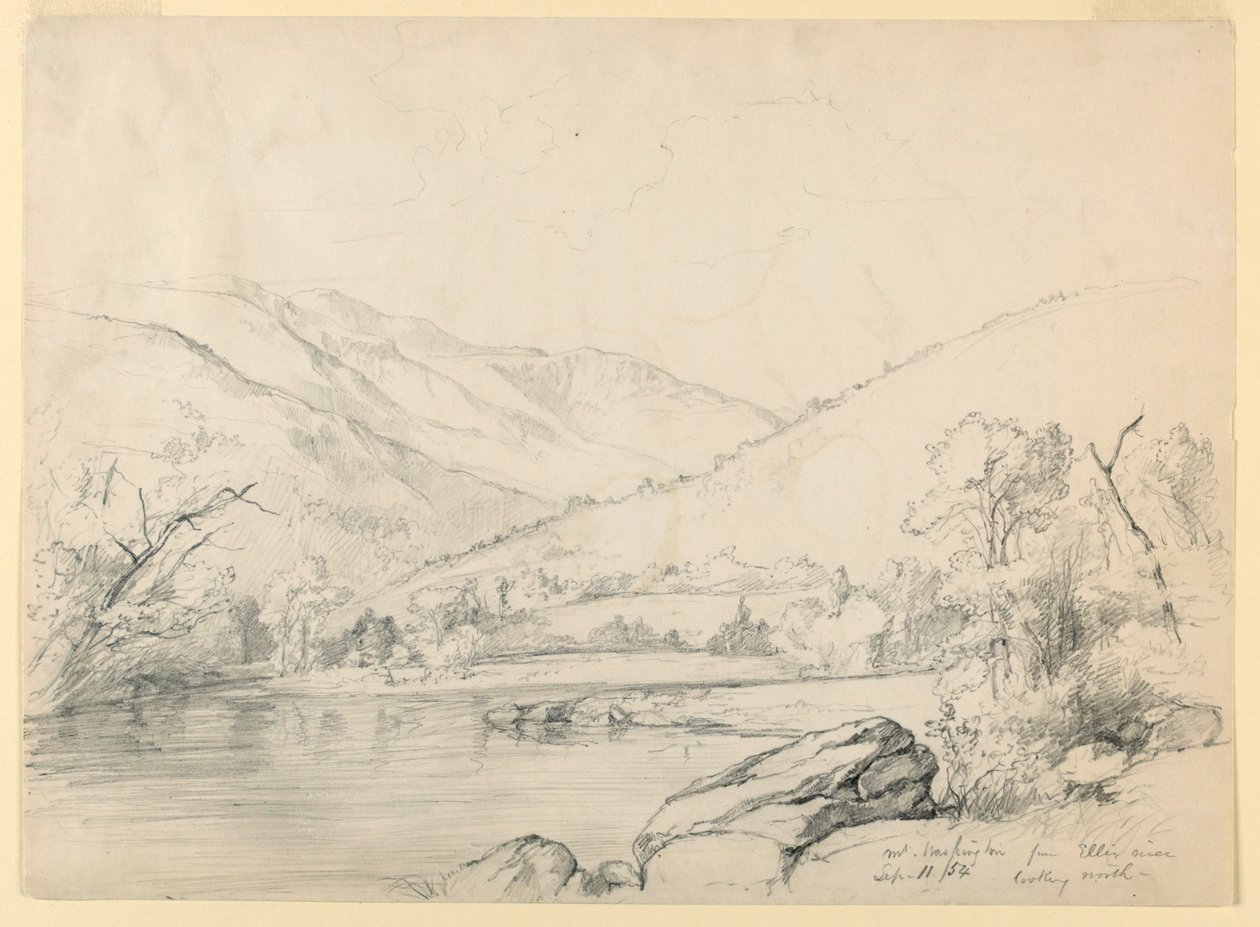 Mount Washington Ellis Riveristä katsoen pohjoiseen tekijältä Daniel Huntington