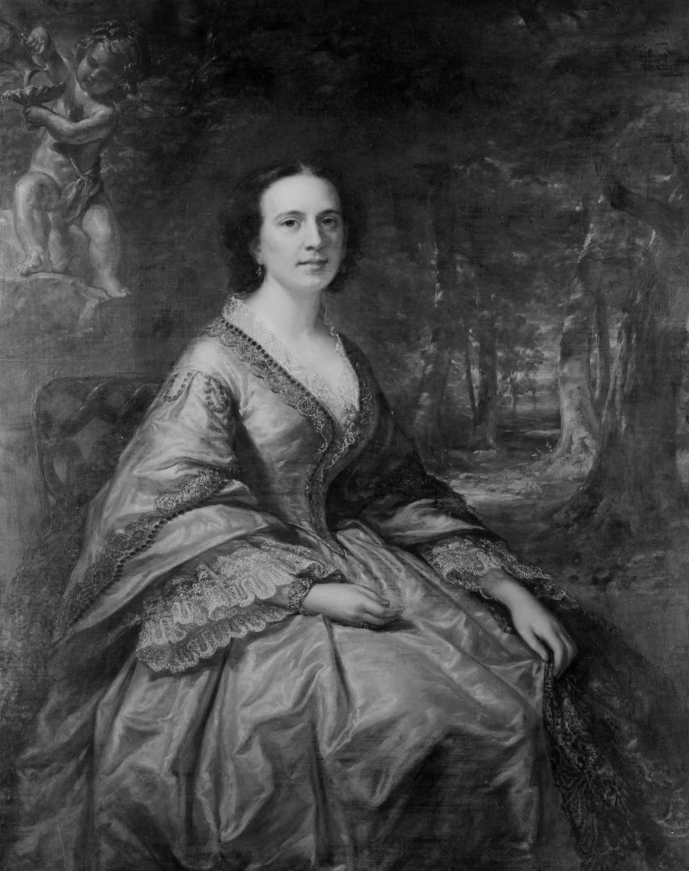 Rouva Birdsall Cornell, 1860. tekijältä Daniel Huntington