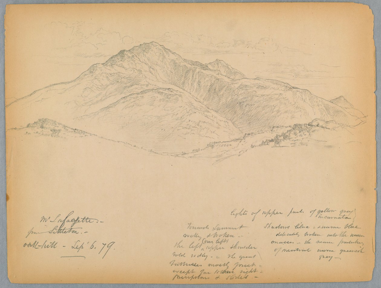 Mt. Lafayette Oak Hillistä, Littletonista, New Hampshiresta tekijältä Daniel Huntington