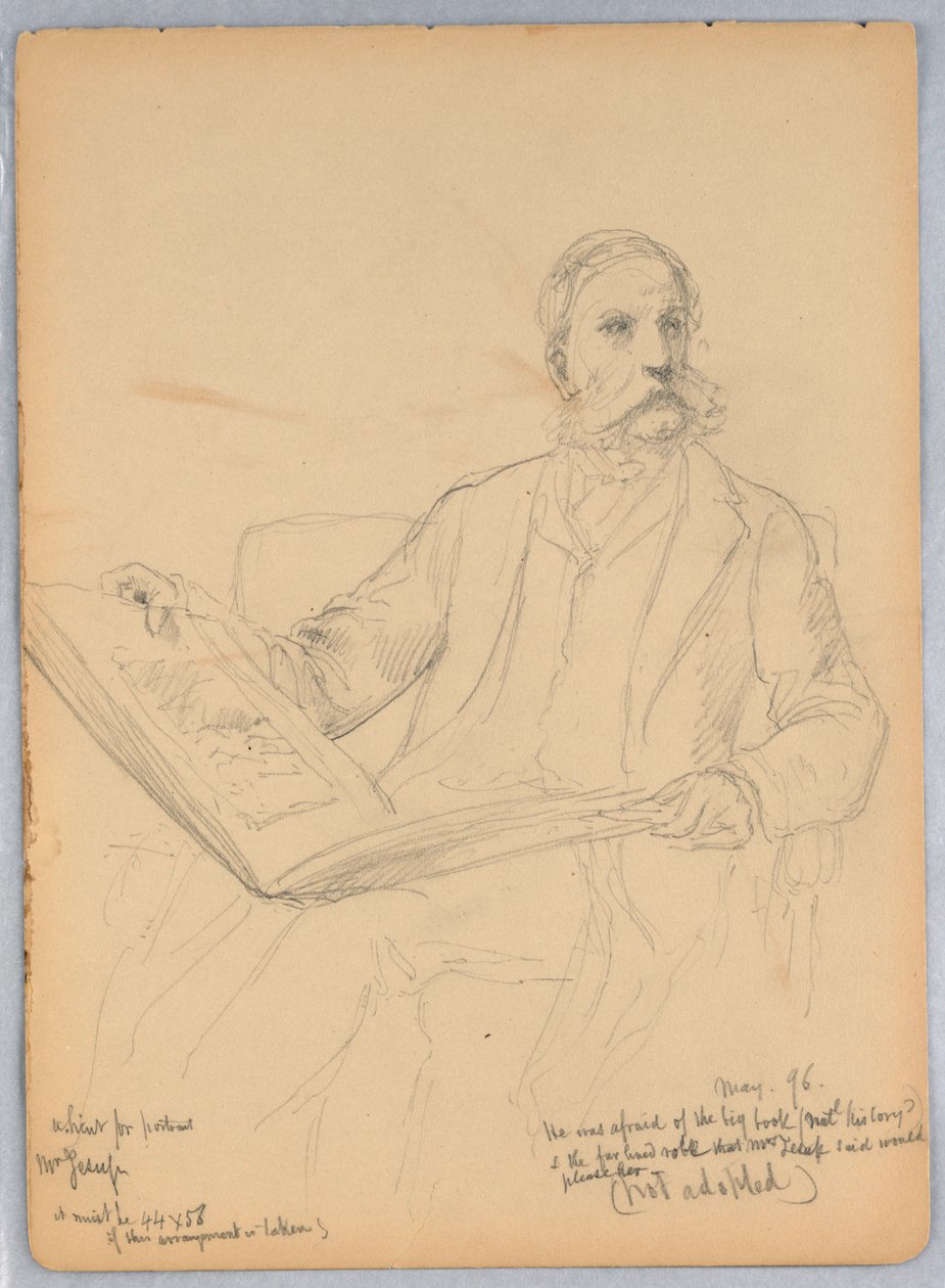 Tutkimus Morris K. Jesupin muotokuvaa varten, Esq. tekijältä Daniel Huntington