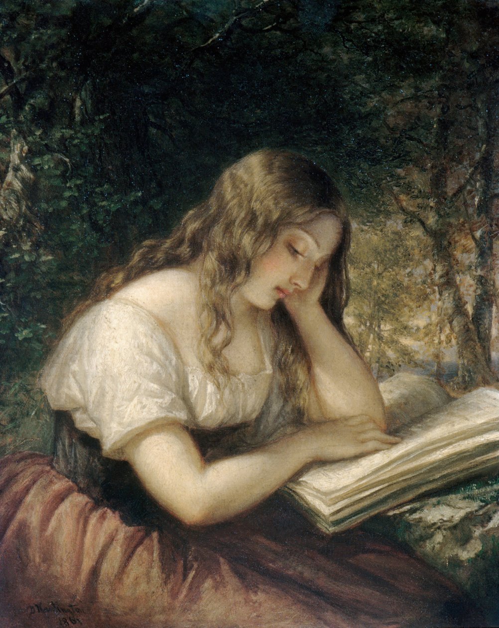 Study in a Wood, 1861. tekijältä Daniel Huntington