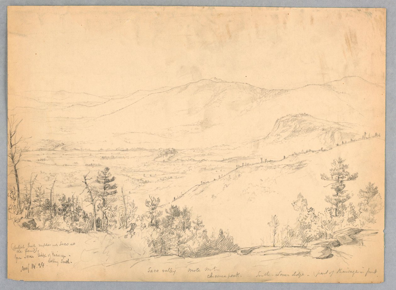 Näkymä etelään Mt. Kearsargesta, New Hampshiresta tekijältä Daniel Huntington
