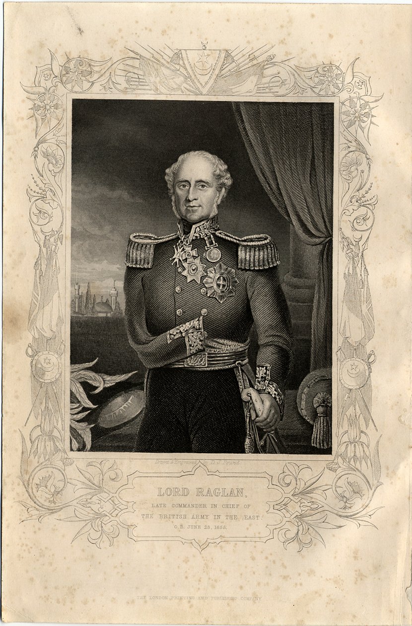 Lordi Raglanin muotokuva, 1856 tekijältä Daniel John Pound