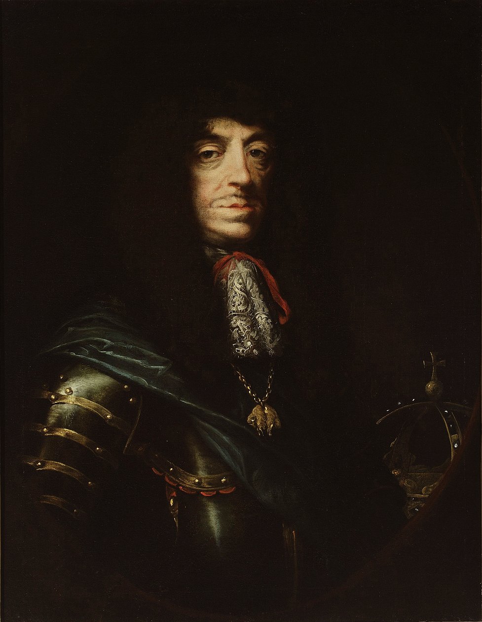 Jean II Casimir Vasa - Muotokuva Johannes II Casimir Vasasta (1609-1672) par Schultz, Daniel, nuorempi (1615-1683). Öljy kankaalle, koko: 90x71, n. 1661, Muzeum Narodowe, Varsova tekijältä Daniel Jerzy Schultz