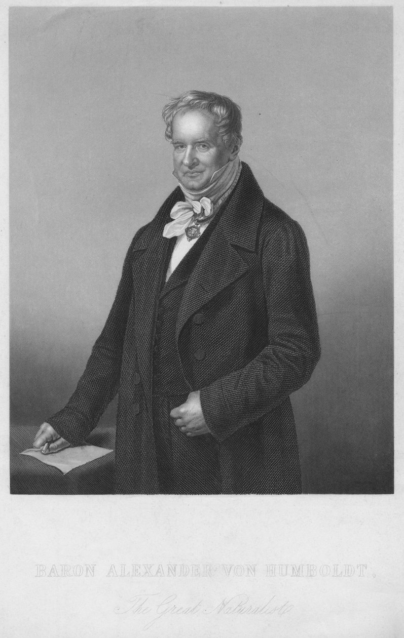 Paroni Alexander Von Humboldt, Suuri luonnontieteilijä, 1850-luku. tekijältä Daniel John Pound