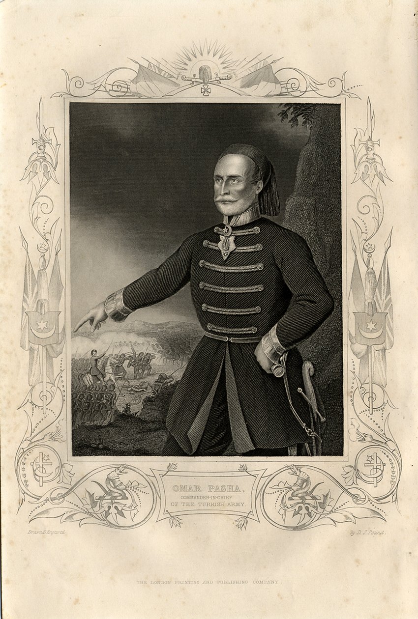Omar Pashan muotokuva, 1856 tekijältä Daniel John Pound