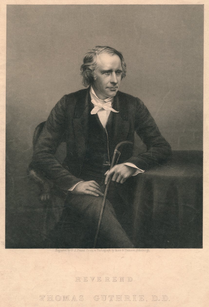 "Pastari Thomas Guthrie, D.D.", 1850-luku tekijältä Daniel John Pound