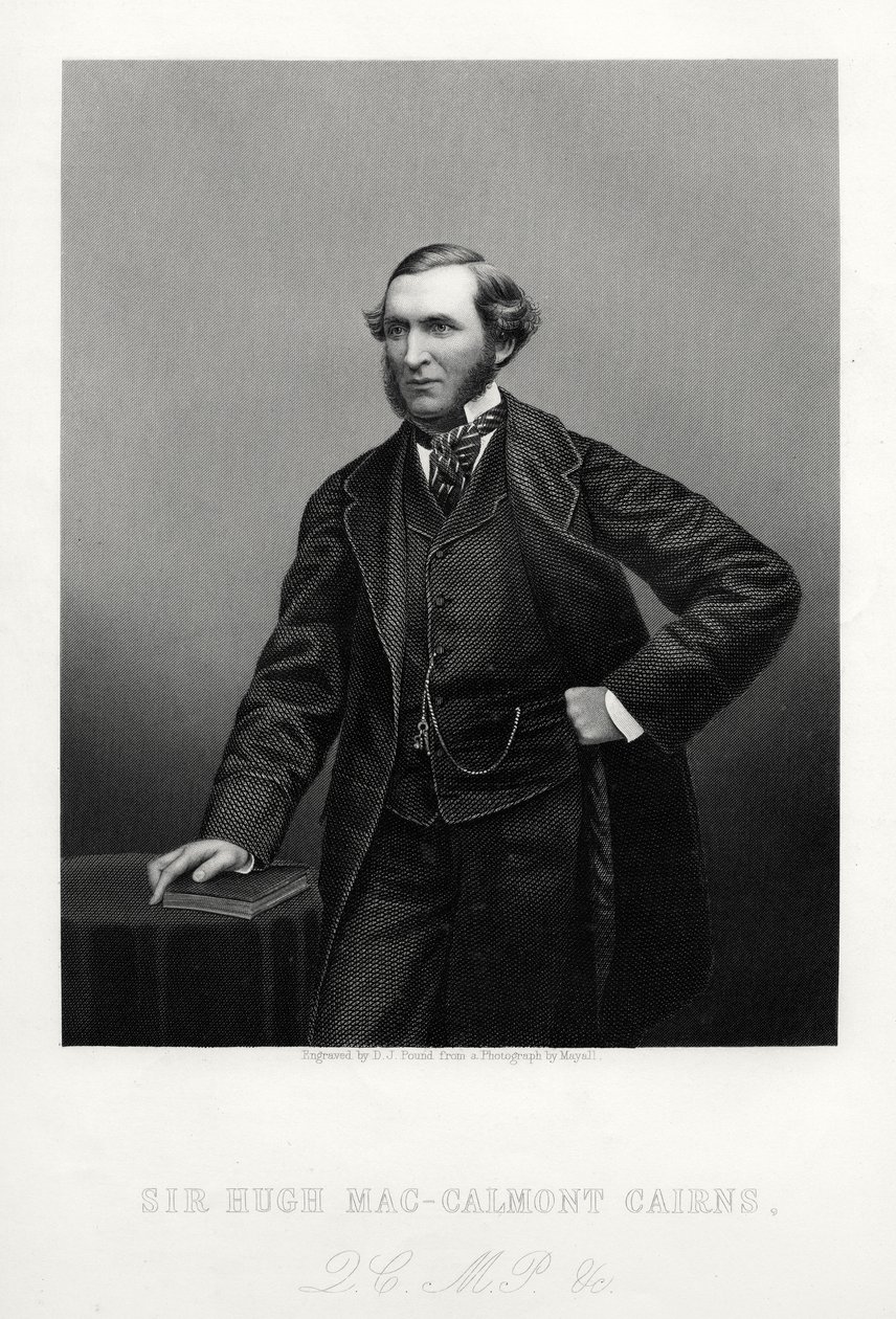 Sir Hugh Mac-Calmont Cairns, brittiläinen valtiomies, 1880 tekijältä Daniel John Pound