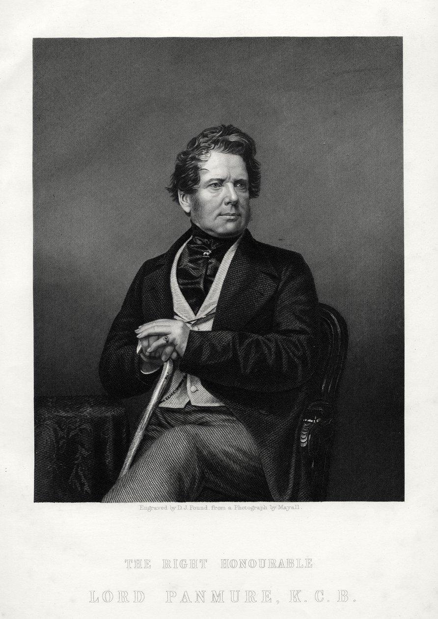 William Maule 1700-1782, Panmuren ensimmäinen jaarli, sotilas ja poliitikko, c1880. tekijältä Daniel John Pound