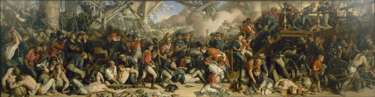 Nelsonin kuolema, 1859-1864 tekijältä Daniel Maclise
