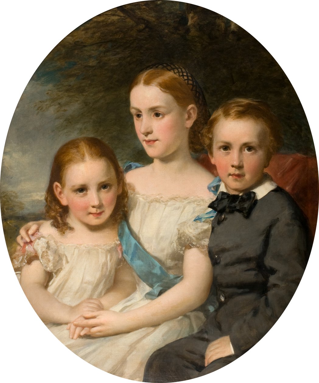 William Neishin lapset, n. 1862 (öljy kankaalle) tekijältä Daniel Macnee