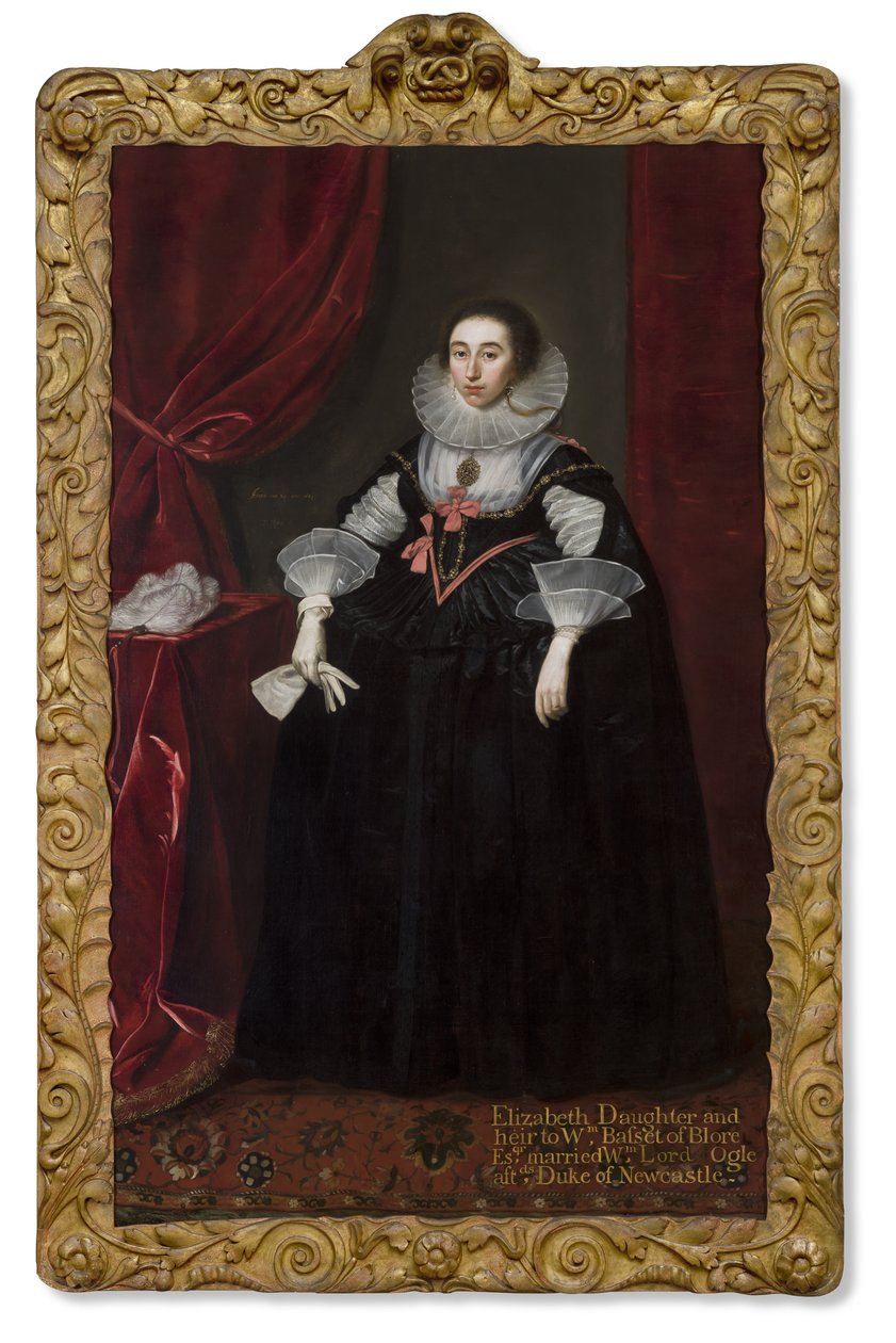 Elizabeth Cavendishin muotokuva, 1624 tekijältä Daniel Mytens