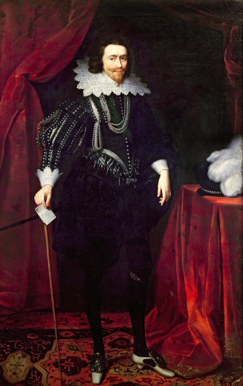 George Villiersin, Buckinghamin ensimmäisen herttuan muotokuva tekijältä Daniel Mytens