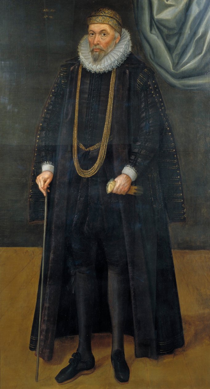 "Sir John Garrard, lordi pormestari vuonna 1601", 1618 tekijältä Daniel Mytens