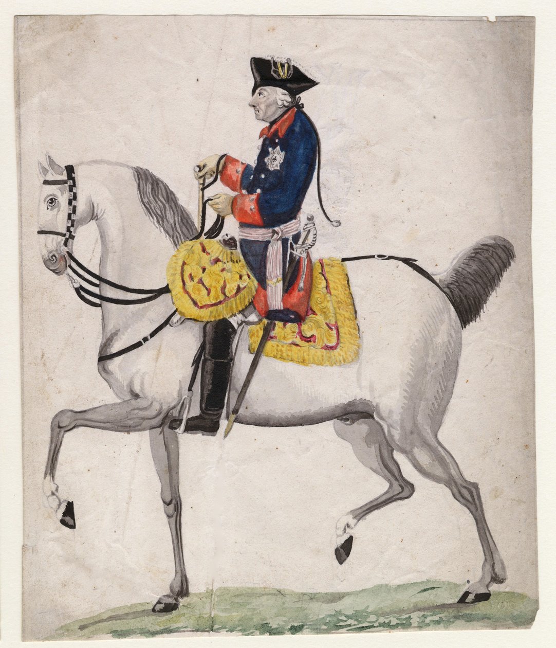 Frederic II de Prusse, Frederic le Grand - Frederick II Preussia - Chodowiecki, Daniel Nikolaus tekijältä Daniel Nikolaus Chodowiecki