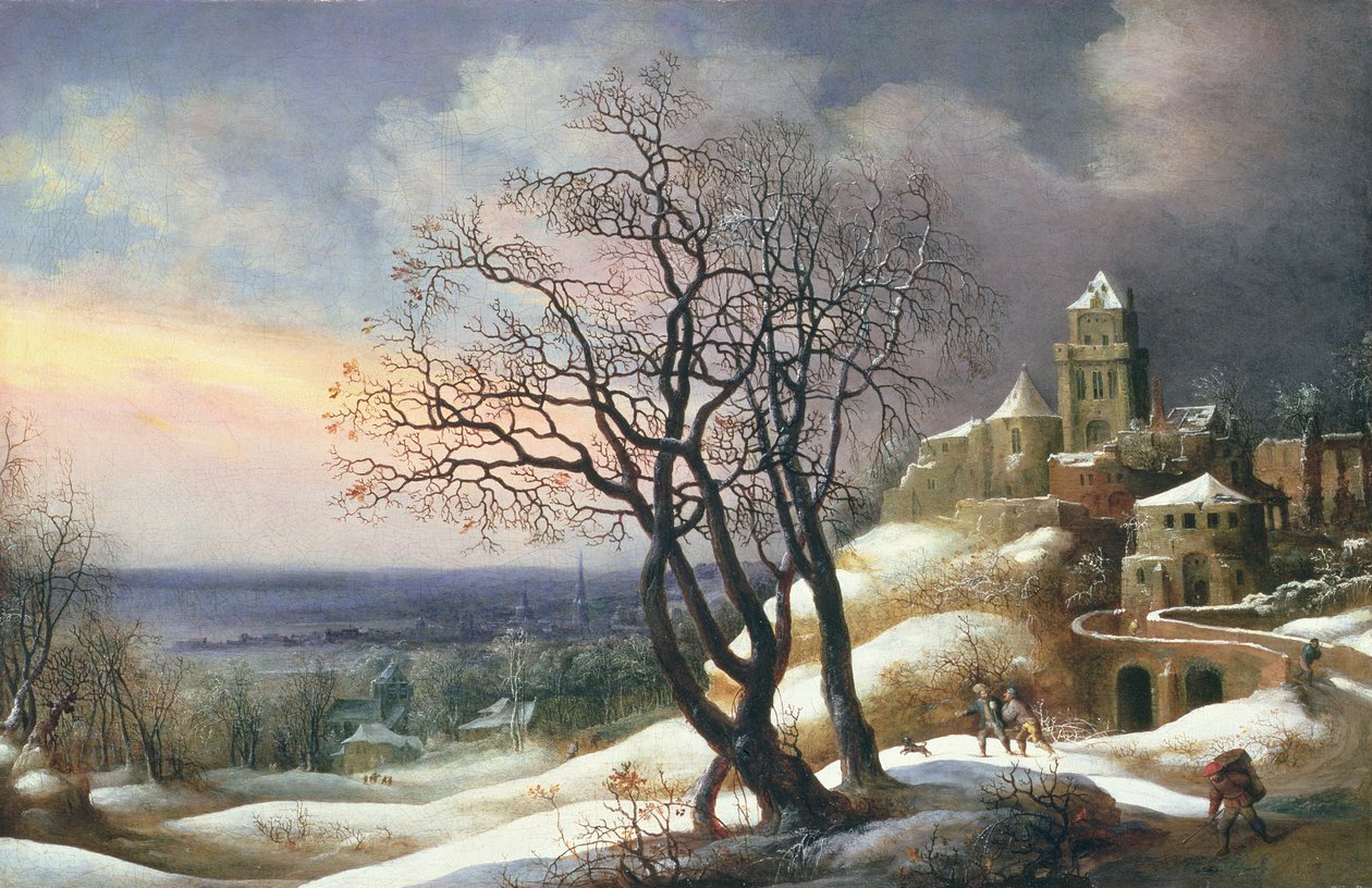 Talvimaisema, 1600-luku tekijältä Daniel van Heil