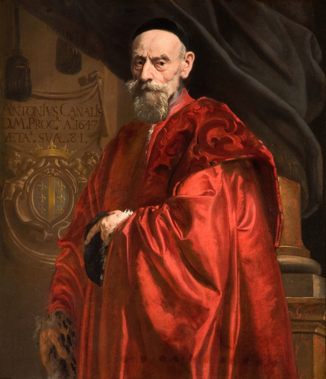 Muotokuva Antonio Canalista, 1647. tekijältä Daniel van den Dyck