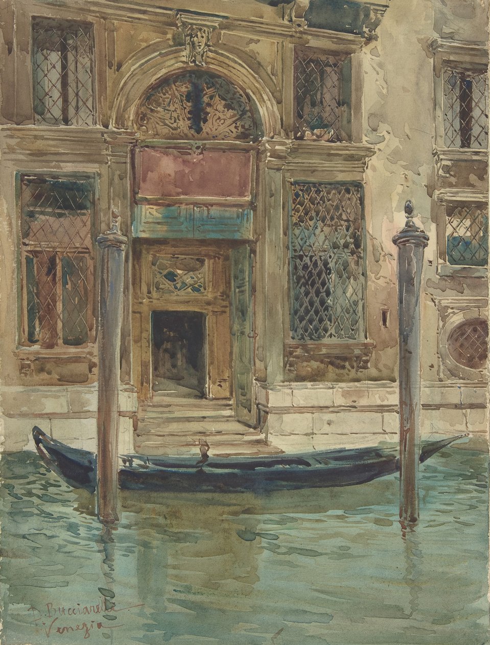 Venetsialaisen palatsin portaali, 1839-1911. tekijältä Daniele Bucciarelli