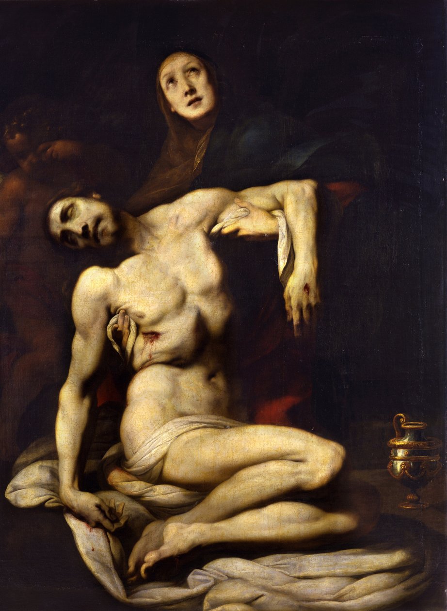 Daniele Crespin (1598-1630) La Pieta -maalaus 1600-luvun Madridissa, Prado-museo tekijältä Daniele Crespi