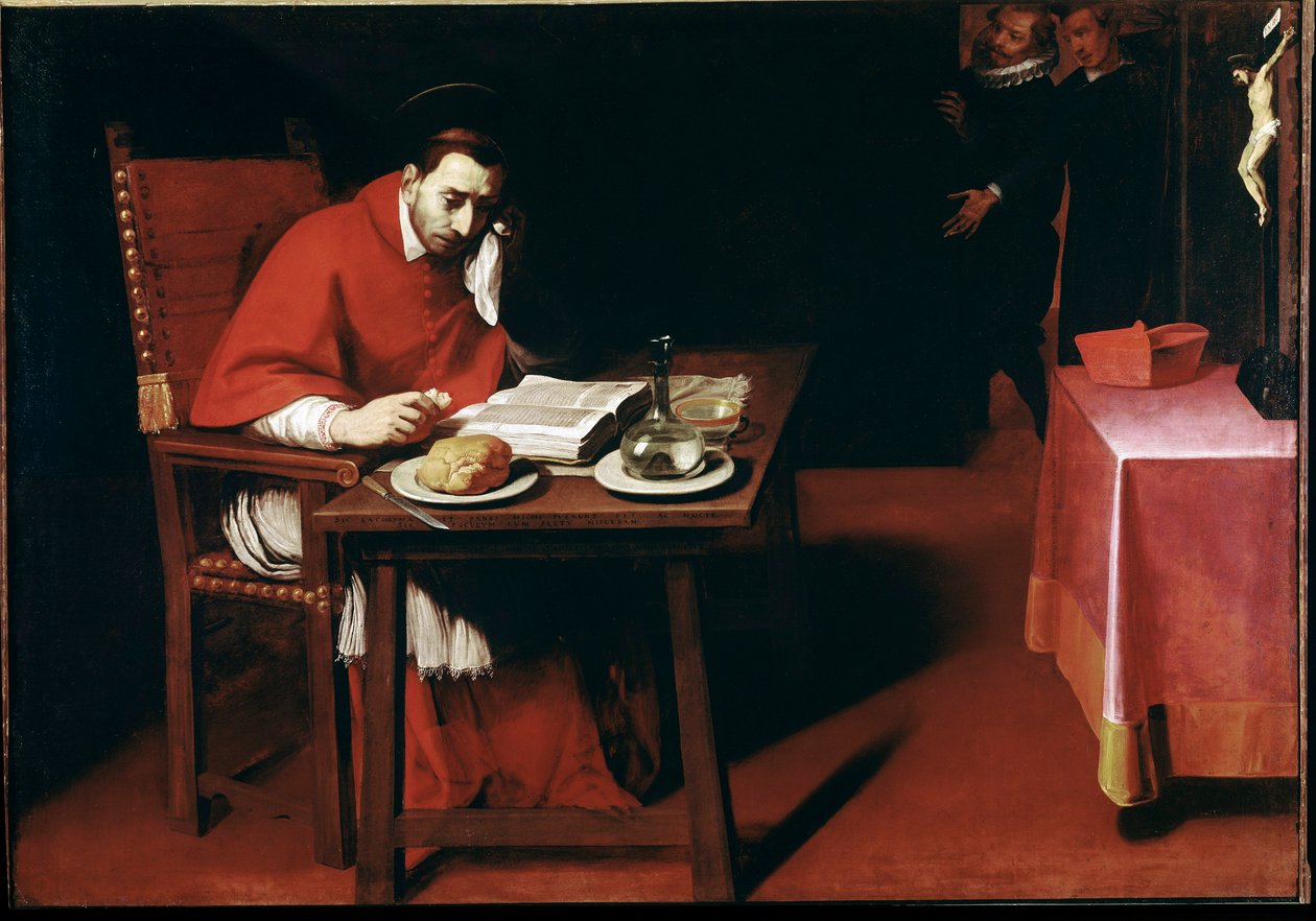 Charles Borromeon, Youngin esitys (maalaus tekijältä Daniele Crespi