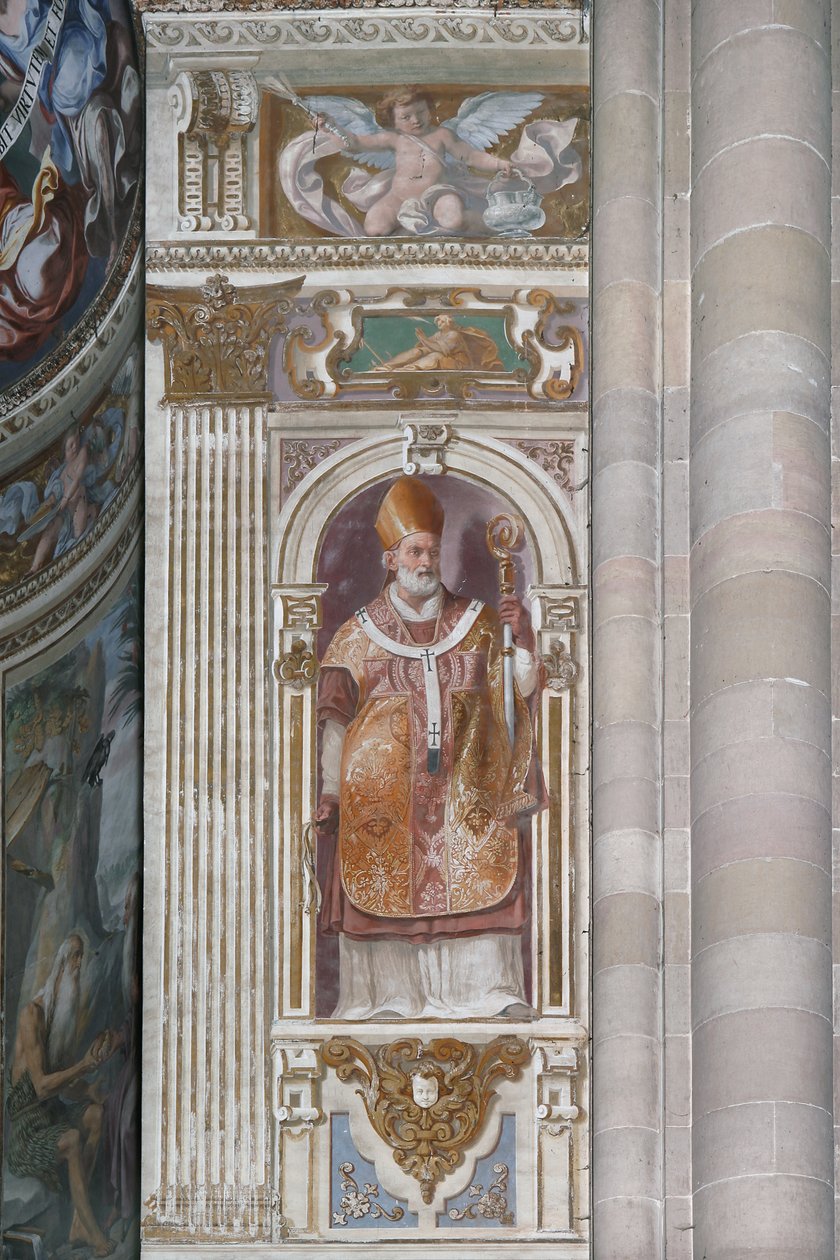 Saint Ambrose tekijältä Daniele Crespi