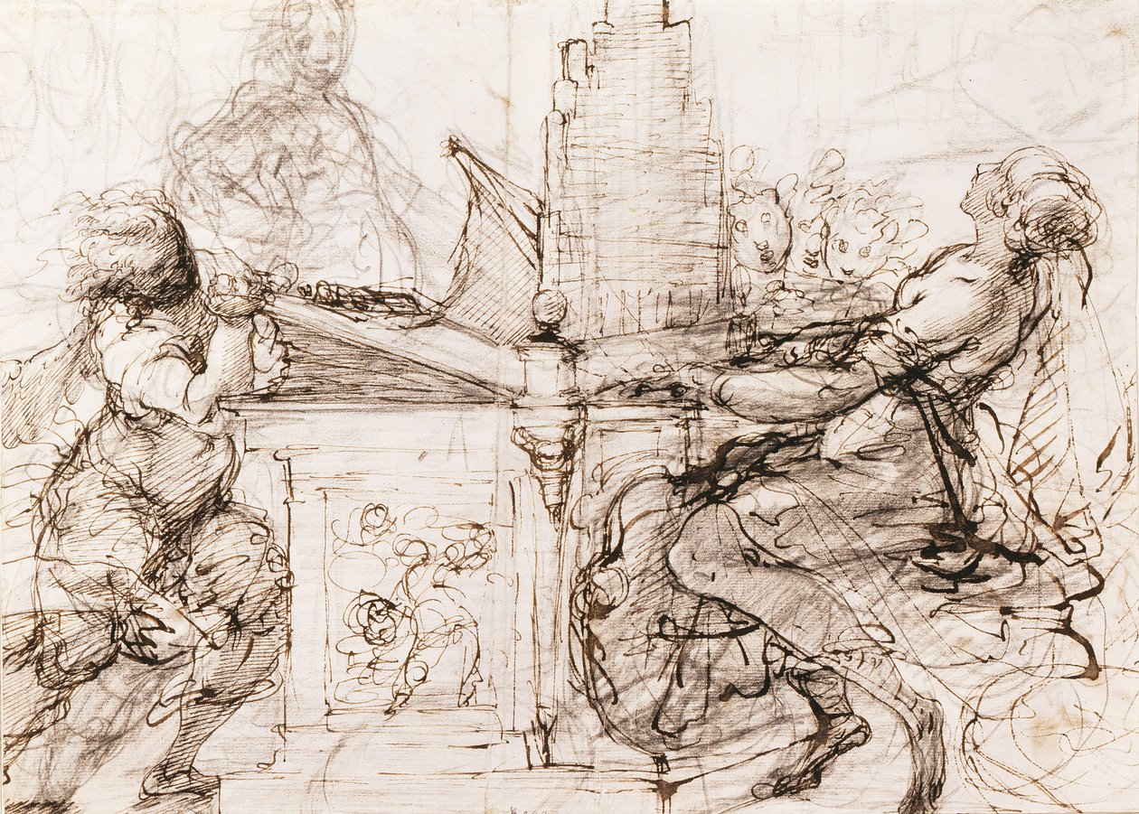 Pyhä Cecilia uruilla, 1620-1629 tekijältä Daniele Crespi