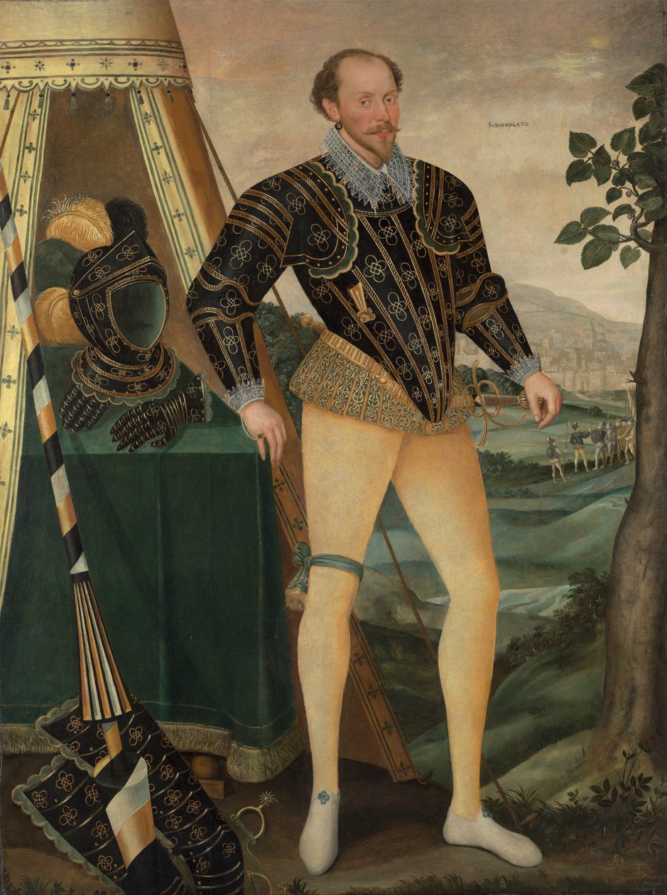 Sir William Drury, Hawstead, Suffolk (1550–1590) tekijältä Daniël van den Queborne
