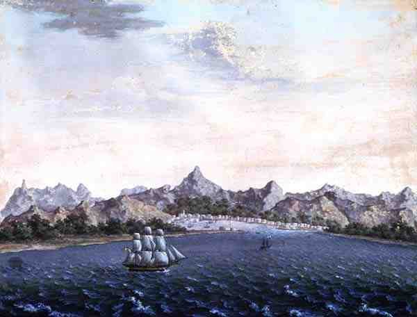 Isle de France, n. 1810 (guassi paperilla) tekijältä Danish School