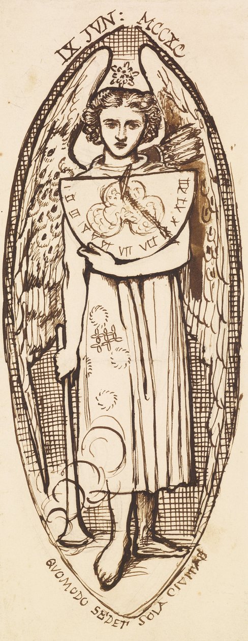 Dantis Amor tekijältä Dante Gabriel Charles Rossetti