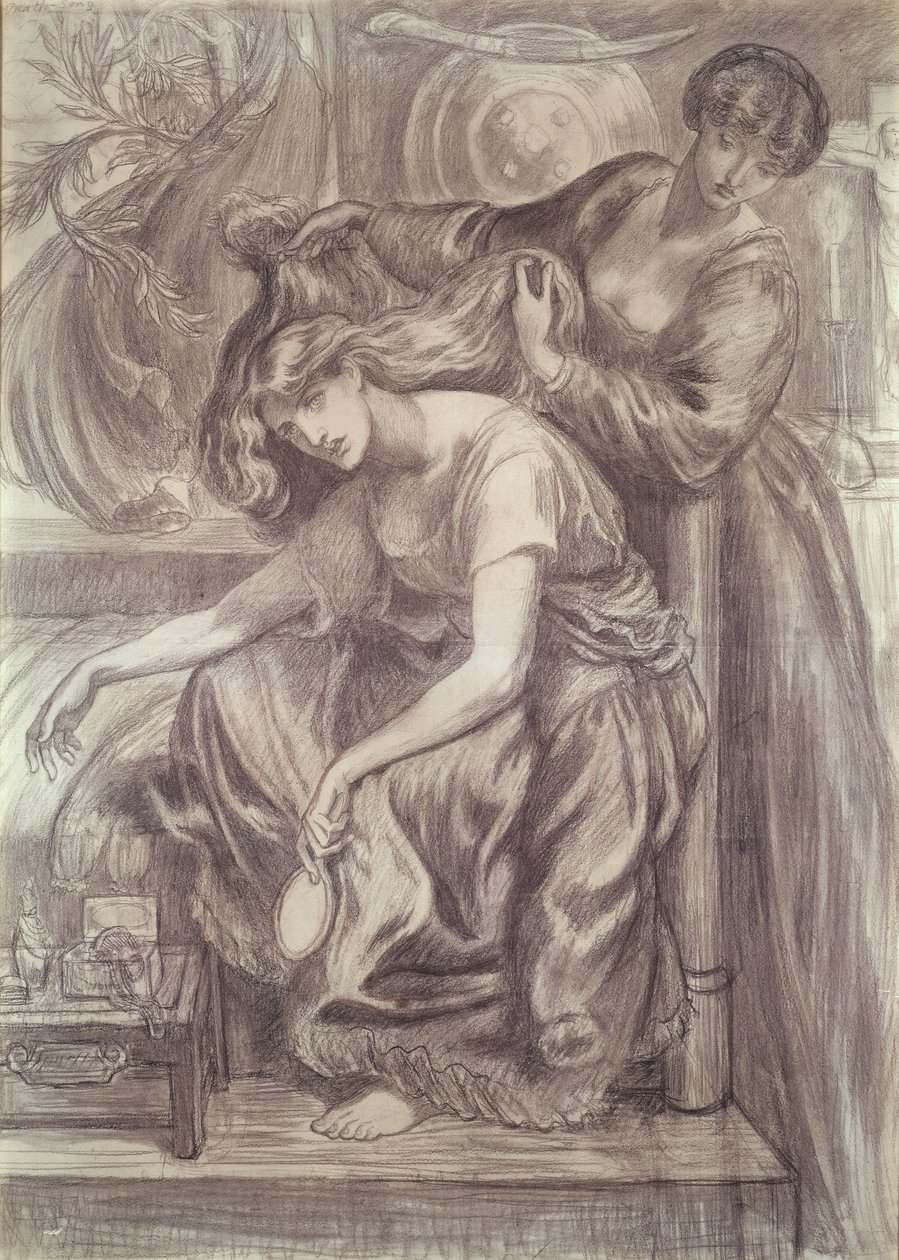 Desdemonan kuolemanlaulu tekijältä Dante Gabriel Charles Rossetti