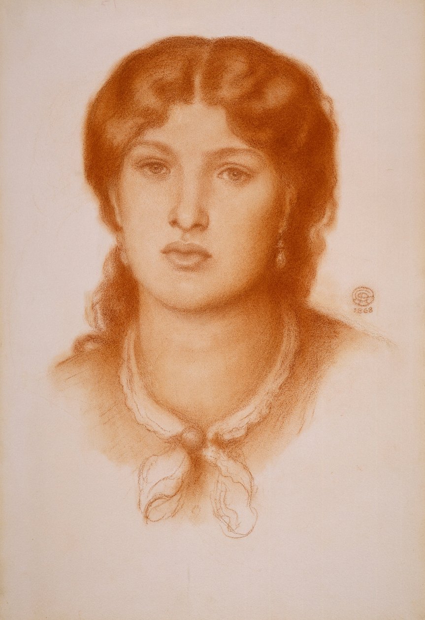 Fanny Cornforthin muotokuva tekijältä Dante Gabriel Charles Rossetti