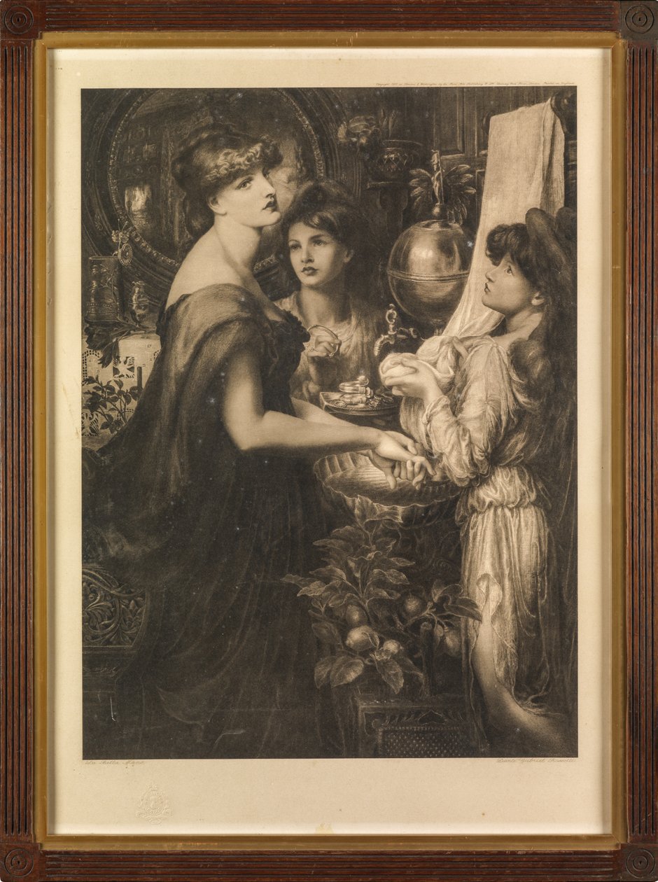 Kaunis Käsi tekijältä Dante Gabriel (after) Rossetti