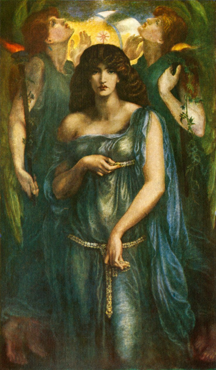 Astarte Syriaca, 1877, c1912 tekijältä Dante Gabriel Charles Rossetti